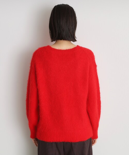 THE SHOP TK ニット セーター ソフトシャギーヤーンプルオーバー