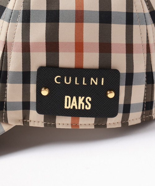 帽子 CULLNI Chino Leather Emblem Cap CP002 CULLNI（クルニ） キャップ 帽子 CULLNI for DAKS LONDON Leather