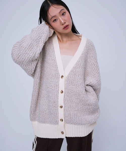 YOOU カーディガン Poodle cardigan (プードルカーディガン