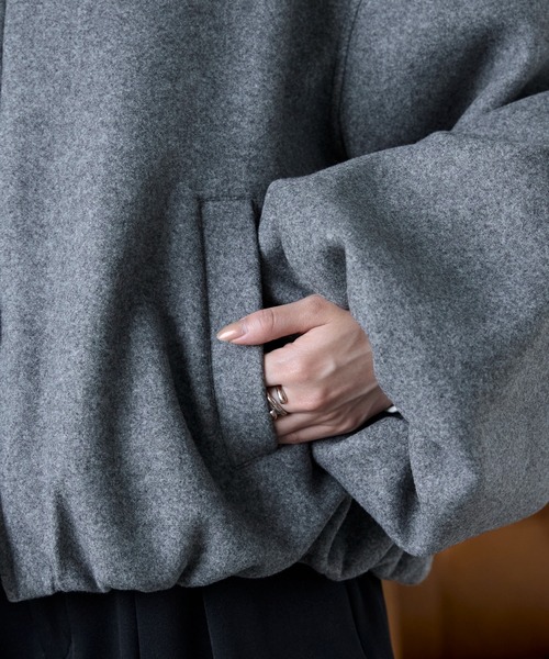 50s 60s usa製 ウール スポーツジャケット ブルゾン 短丈 ショート丈 ap retro ブルゾン アウター フェイクウールボリューム袖ショート