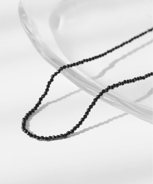 ANEMONE（アネモネ） ネックレス クリスタルビーズネックレス