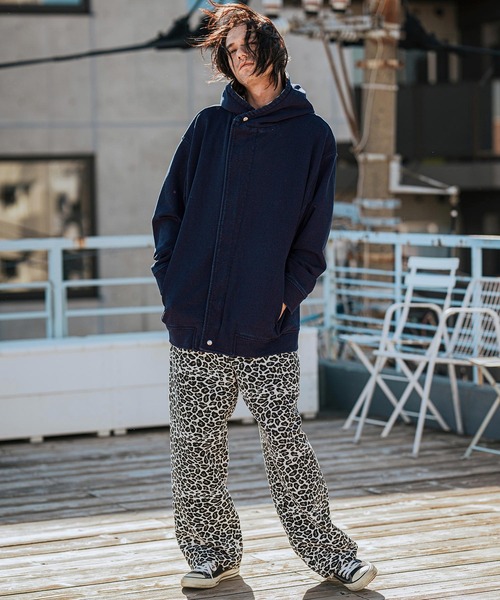 CAMBIO 革ジャン ライダース mj10510-Indigo URAKE Riders Hooded