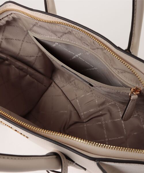 MICHAEL KORS ハンドバッグ AVRIL レザー スエード サッチェル