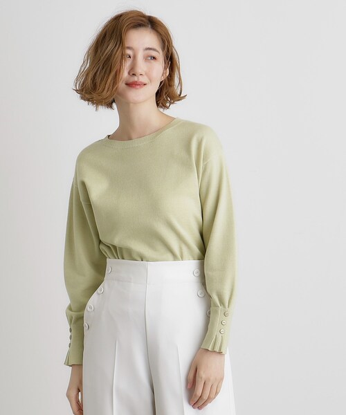 grove（グローブ） ニット セーター タックスリーブニット レディース