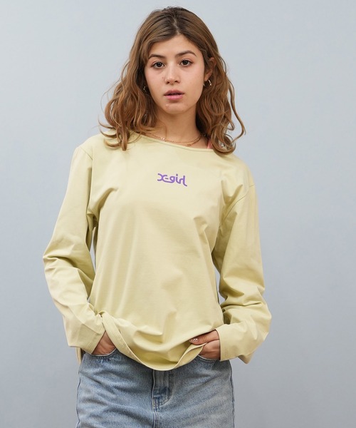 X-girl（エックスガール） tシャツ 水陸両用 UVケア ロンT