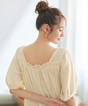 パジャマ ルームウェア 「綿100%/カップ付...の詳細画像3
