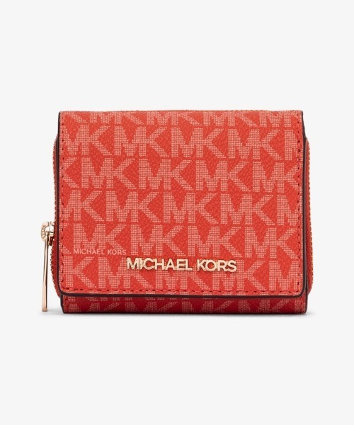 小物 MK MICHAEL KORS 財布 JET SET TRAVEL ミッド ジップウォレット