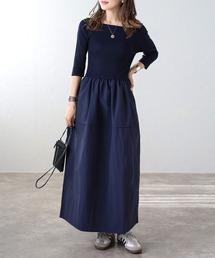 Bonjour Sagan（ボンジュールサガン） ワンピース スクエアネック