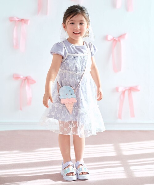 ANY（エニィ） ワンピース チュールキャミソール付き ワンピース