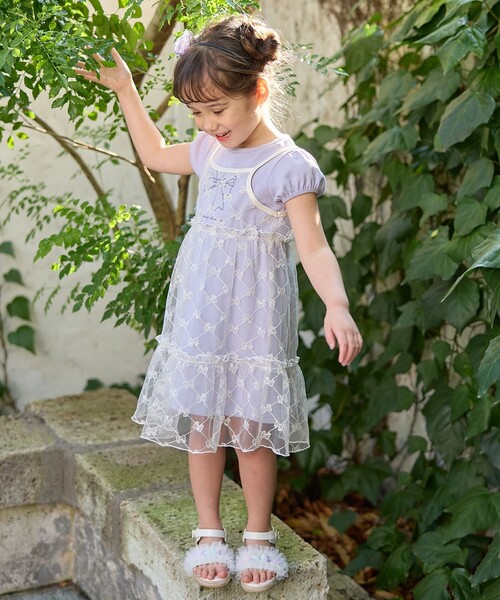 ANY（エニィ） ワンピース チュールキャミソール付き ワンピース