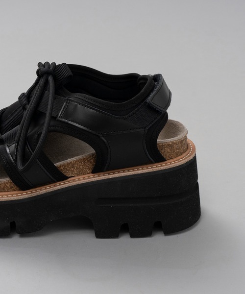 美品　MAISON SPECIAL 本革サンダル ユニセックスアイテム》【SPECIAL SHOES FACTORY コラボ】東京産