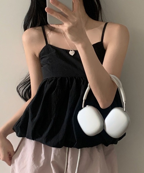 ROOP TOKYO キャミソール Balloon Peplum Camisole / バルーン