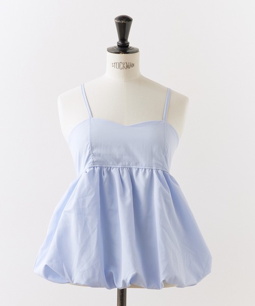 バルーンペプラムニットキャミソール ROOP TOKYO キャミソール Balloon Peplum Camisole / バルーン