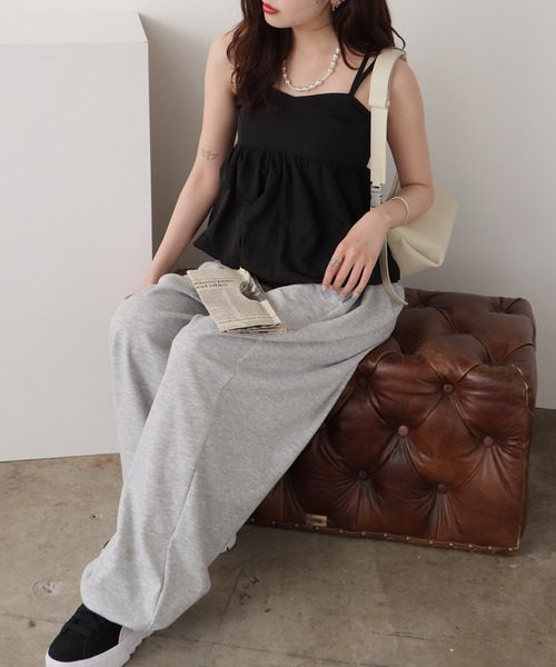 ペプラムバルンキャミソール ROOP TOKYO キャミソール Balloon Peplum Camisole / バルーン