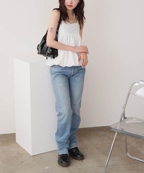 ペプラムバルンキャミソール ROOP TOKYO キャミソール Balloon Peplum Camisole / バルーン