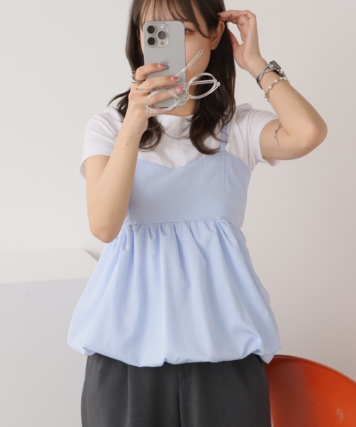 ROOP TOKYO キャミソール Balloon Peplum Camisole / バルーン