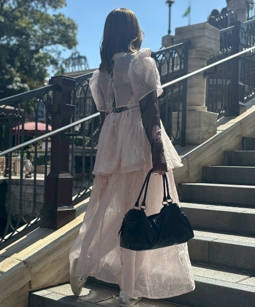 HONEY MI スカート 「ZOZO限定」jacquard frill skirt