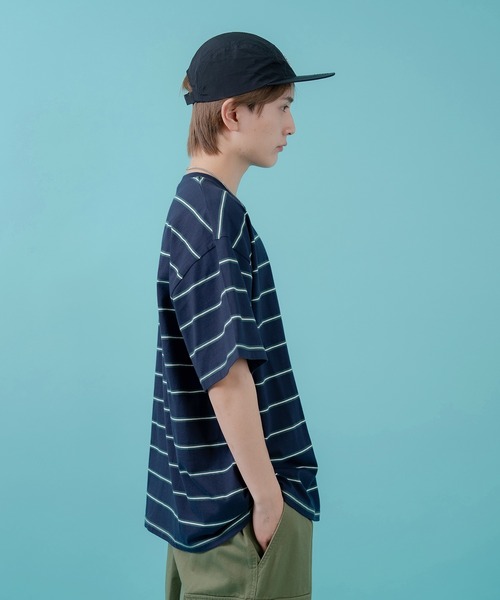 improves（インプローブス） tシャツ マルチボーダー 半袖Tシャツ