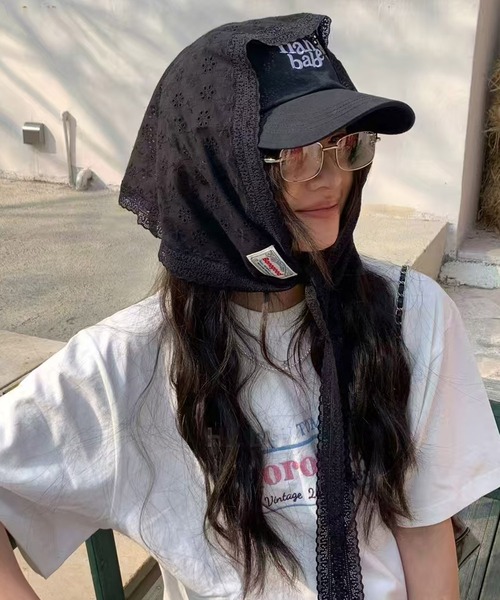 Chiina スカーフ バンダナ / レースバンダナ スカーフ レディース