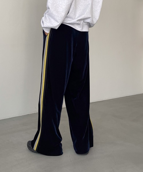 「CANAL JEAN」 「red chop works」イージーパンツ 36 ブラウン レディース_画像3