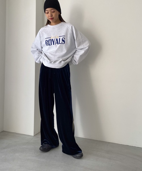 「CANAL JEAN」 「red chop works」イージーパンツ 36 ブラウン レディース_画像8