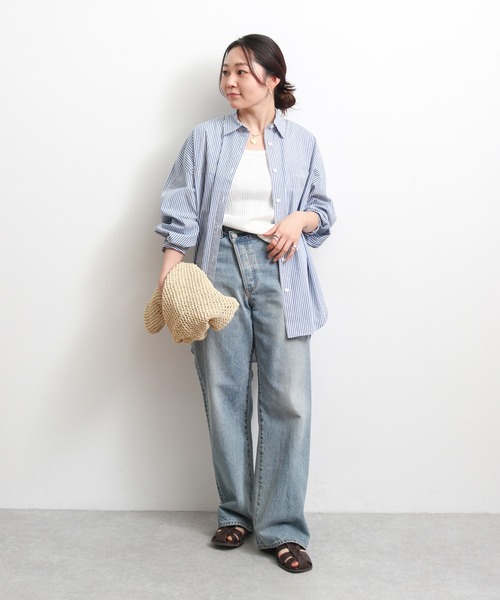 トップス Ungrid Ungrid ブラウス シャツ アメスリデニムトップス レディース