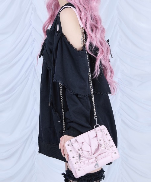 AVENCHUMU ショルダーバッグ バッグ Biker jacket-like bag