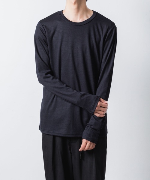 ATTACHMENT（アタッチメント） tシャツ 1/60 ウールスムース スリム
