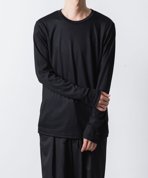 ATTACHMENT（アタッチメント） tシャツ 1/60 ウールスムース スリム