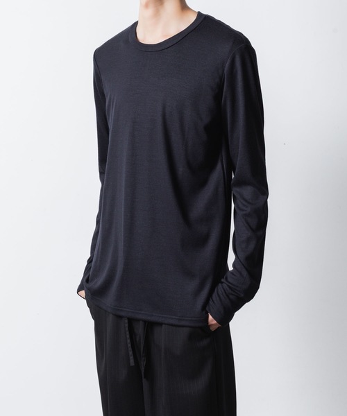 ATTACHMENT（アタッチメント） tシャツ 1/60 ウールスムース スリム