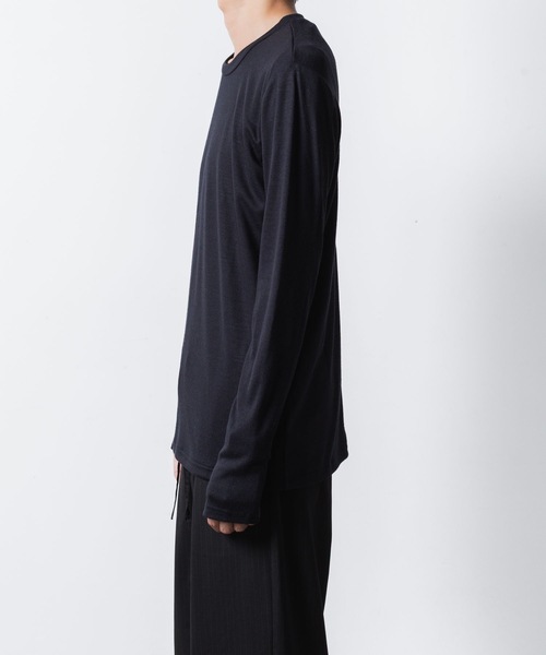 ATTACHMENT（アタッチメント） tシャツ 1/60 ウールスムース スリム