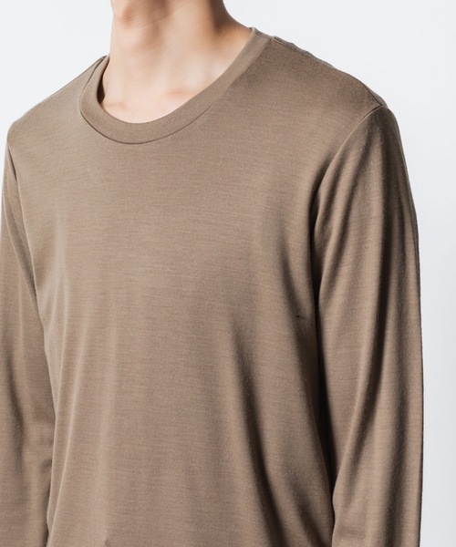 ATTACHMENT（アタッチメント） tシャツ 1/60 ウールスムース スリム