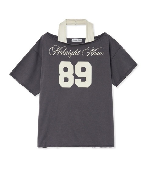 【MIDNIGHT MOVE】lace duo t Tシャツ レースドゥオTシャツ(white) - MIDNIGHT MOVE | 60% - アジア