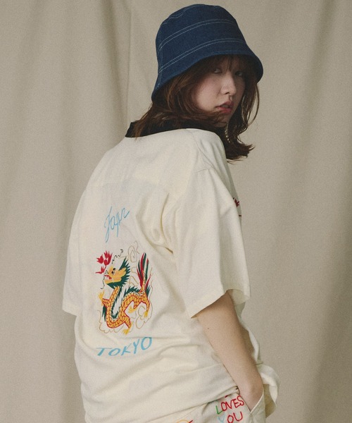 シャツ Universal Style Wear ドラゴン スーベニア メンズ