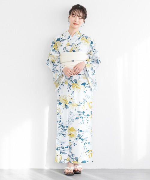 SOUBIEN（創美苑） 浴衣 「floro by SOUBIEN」浴衣2点セット（浴衣＋