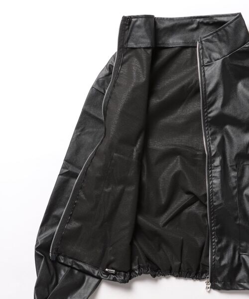 「おしゃれスタ」 ジップアップブルゾン M アイボリー レディース_画像3