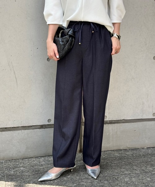 パンツ ストレッチヨークレスパンツ レディース LILA n' citta】ヨーク