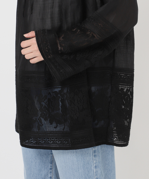 IENA ブラウス シャツ ラミーチャーチブラウス レディース