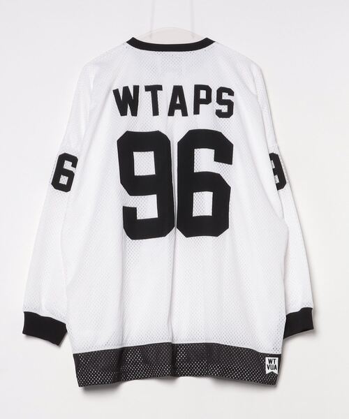 WTAPS ホワイト カットソー サイズ03 WTAPS Men's Identity Long Sleeve T-Shirt in White WTAPS