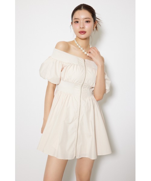 rienda リエンダ　オフショルダー ワンピース　Mサイズ rienda | オフショルダータイトニットワンピース (ワンピース