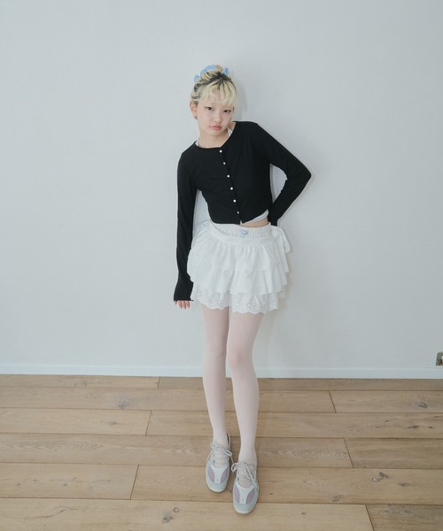 Smyeon カーディガン Long sleeve sheer cardigan/ロング
