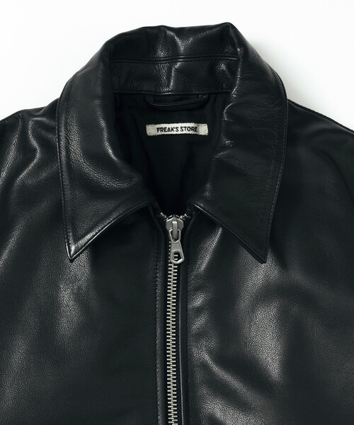 極美品　フリークスストア　黒　本革　羊革　シングル　ライダースジャケット　M FREAK'S STORE 革ジャン ライダース FREAK'S STORE/フリークス