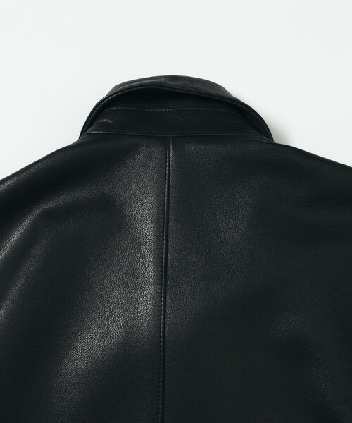 FREAK'S STORE 黒 シングルライダースジャケット L Schott × FREAK'S STORE / ショット 別注 シングルライダース