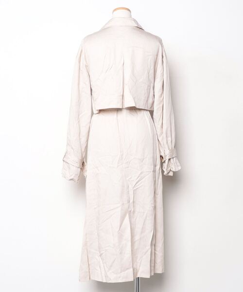 「PAGEBOY」 トレンチコート M ベージュ レディース_画像2