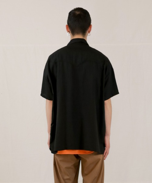 「Iroquois」 半袖シャツ 1 ブラウン メンズ_画像6