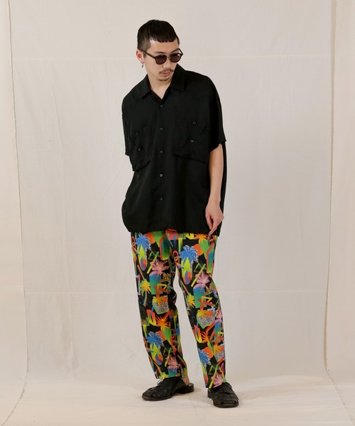 「Iroquois」 半袖シャツ 1 ブラウン メンズ_画像7