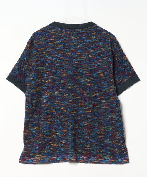 「WRAPINKNOT」 半袖ニット 2 ブルー メンズ_画像2