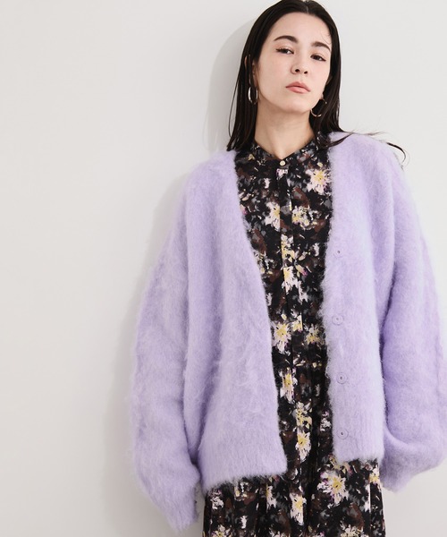 45rpmアルパカカーディガン city（シティ）の「ALPACA CARDIGAN/アルパカ カーディガン