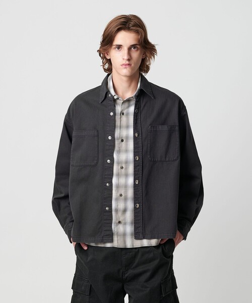 monkey time BEAUTY＆YOUTH UNITED ARROWS シャツ ドビー ヘリンボーン