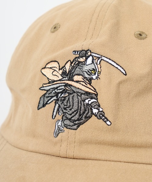 キャップ 帽子 RUBEN JANANESE CAT ジャパ猫 刺繍 6パネルキャップ レディース メンズ | Ruben | 12